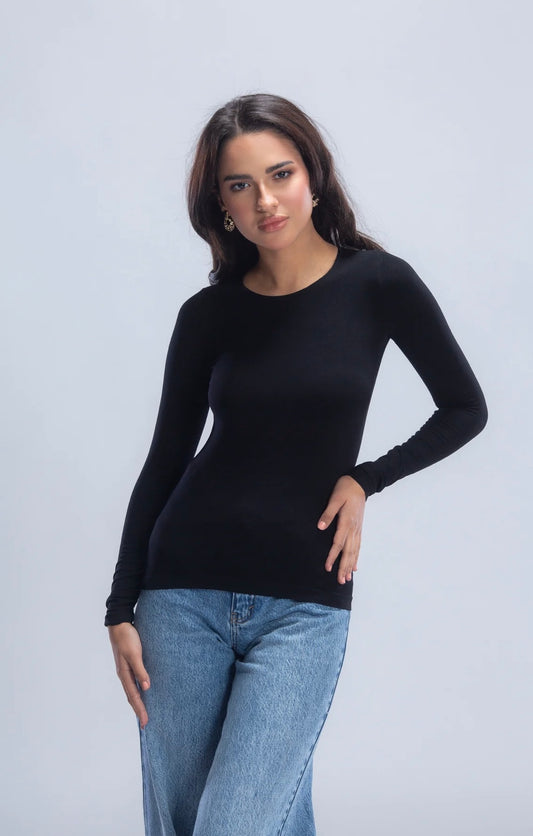 Women Basic Long Sleeve Top